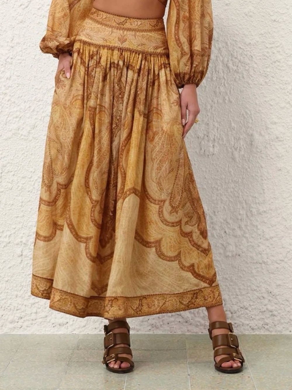 ZIMMERMANN WANDERLUST MAXI SKIRT